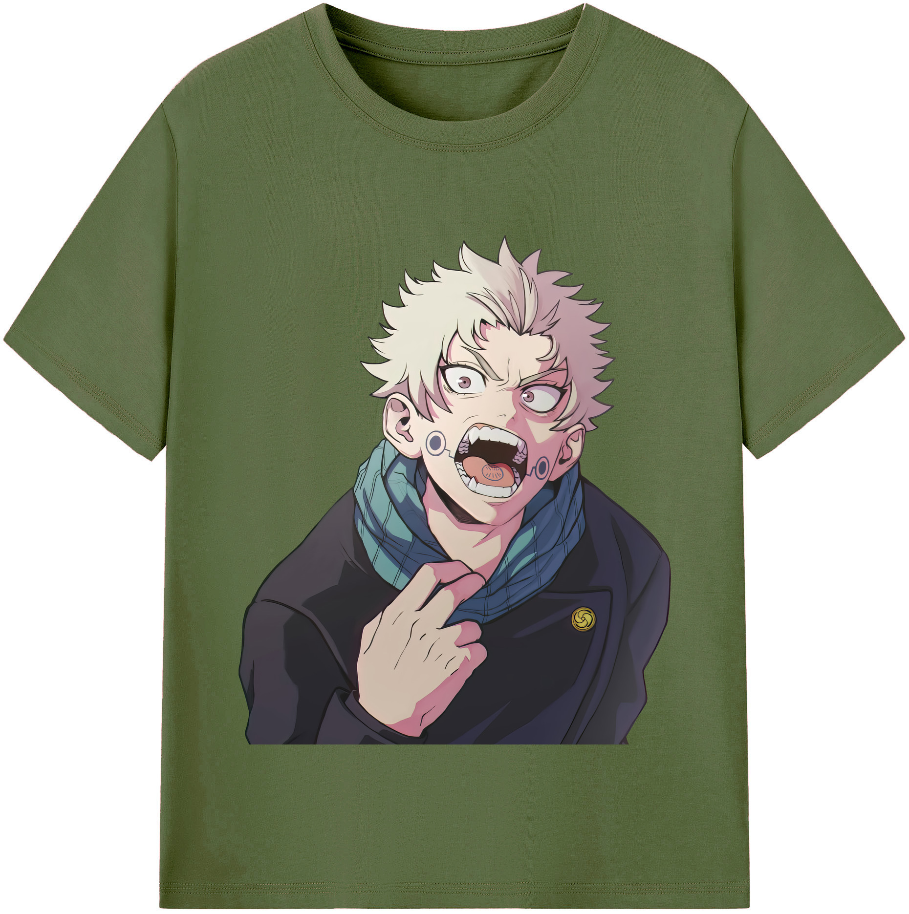 （画像用） 呪術廻戦 Jujutsu Kaisen 綿100％半袖Tシャツ（フロントプリント）